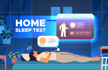 دراسة النوم في المنزل