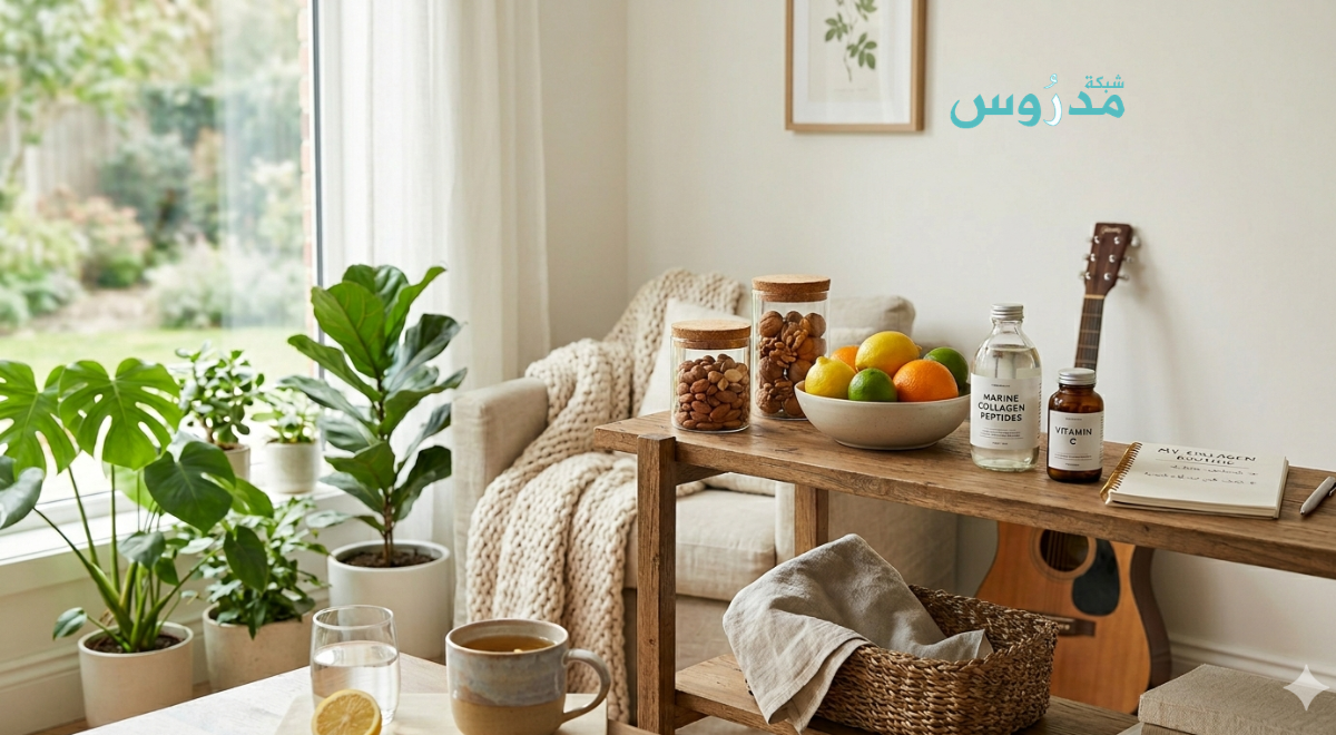 عناصر غذائية طبيعية ومكملات تعزز إنتاج البروتين الحيوي المسؤول عن مرونة البشرة والمفاصل